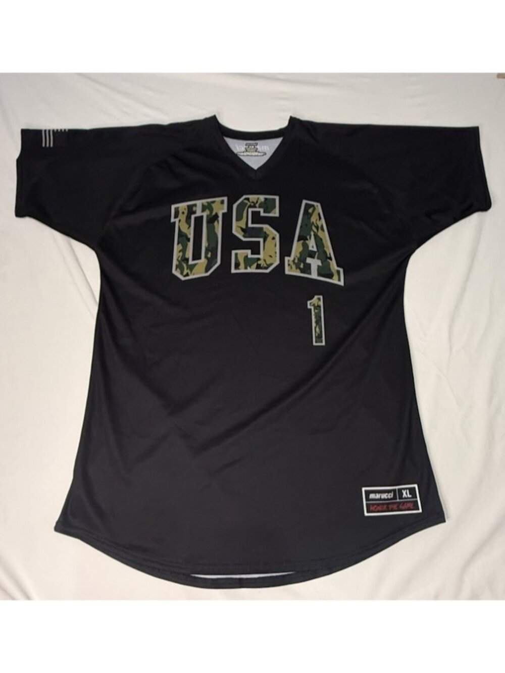 Marucci USA Honor The Game Baseball Jersey Warmup Shirt Men’s XL
